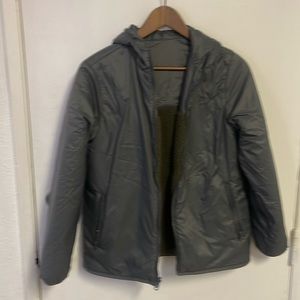 Gray winter jacket
